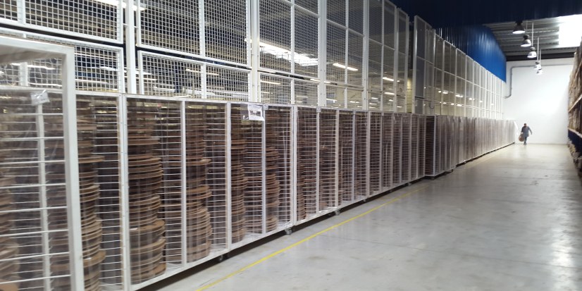 Rack de Stockage Bobine Composant — Smart Metal System