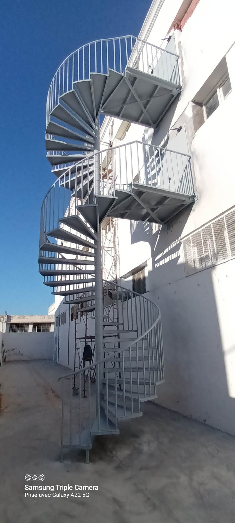 Escalier de Secours — réalisation Smart Metal System